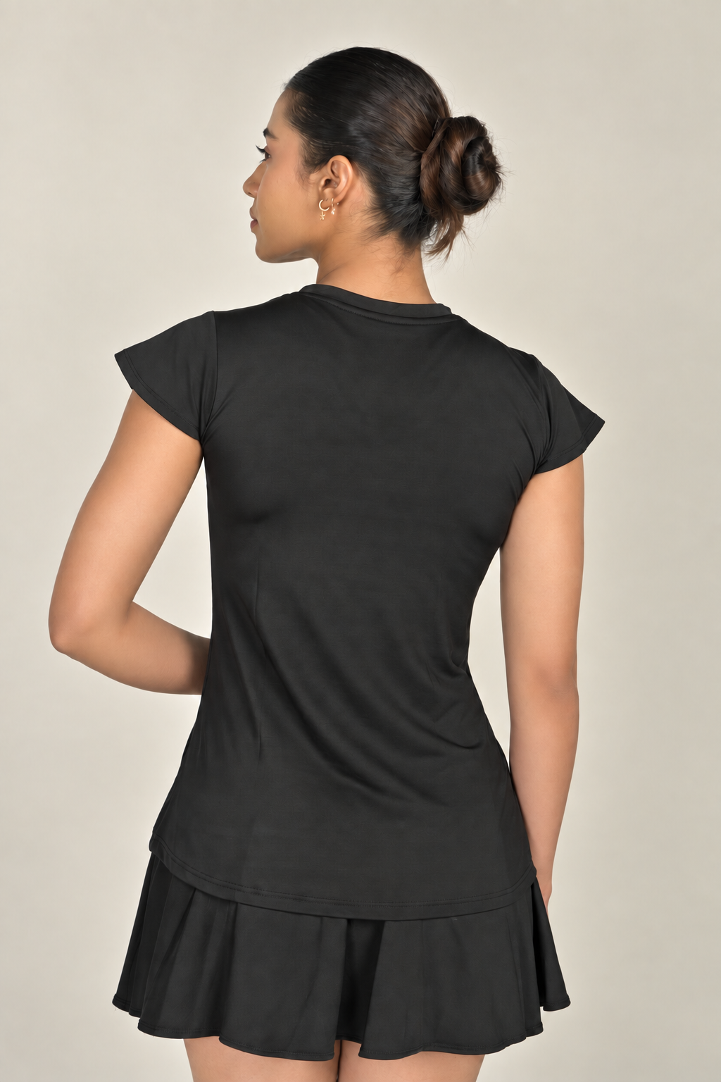 Curved-Hem Tee