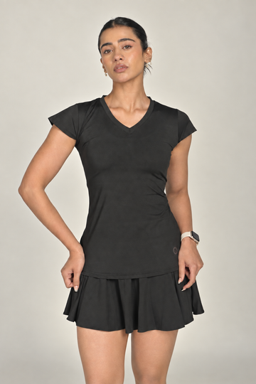 Curved-Hem Tee