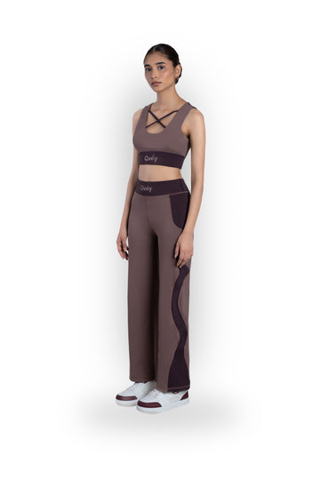Asymmetric Fluid Pants